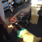 بالصور: إصابة طفيفة لسائق دراجة هوائية بحادث دهس في مدينة يافا 